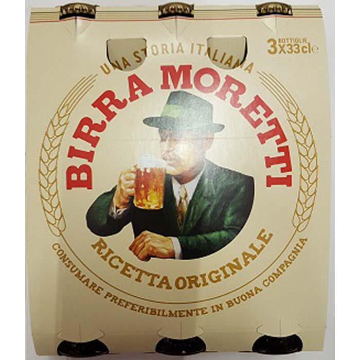 Birra Moretti cl33 x 3