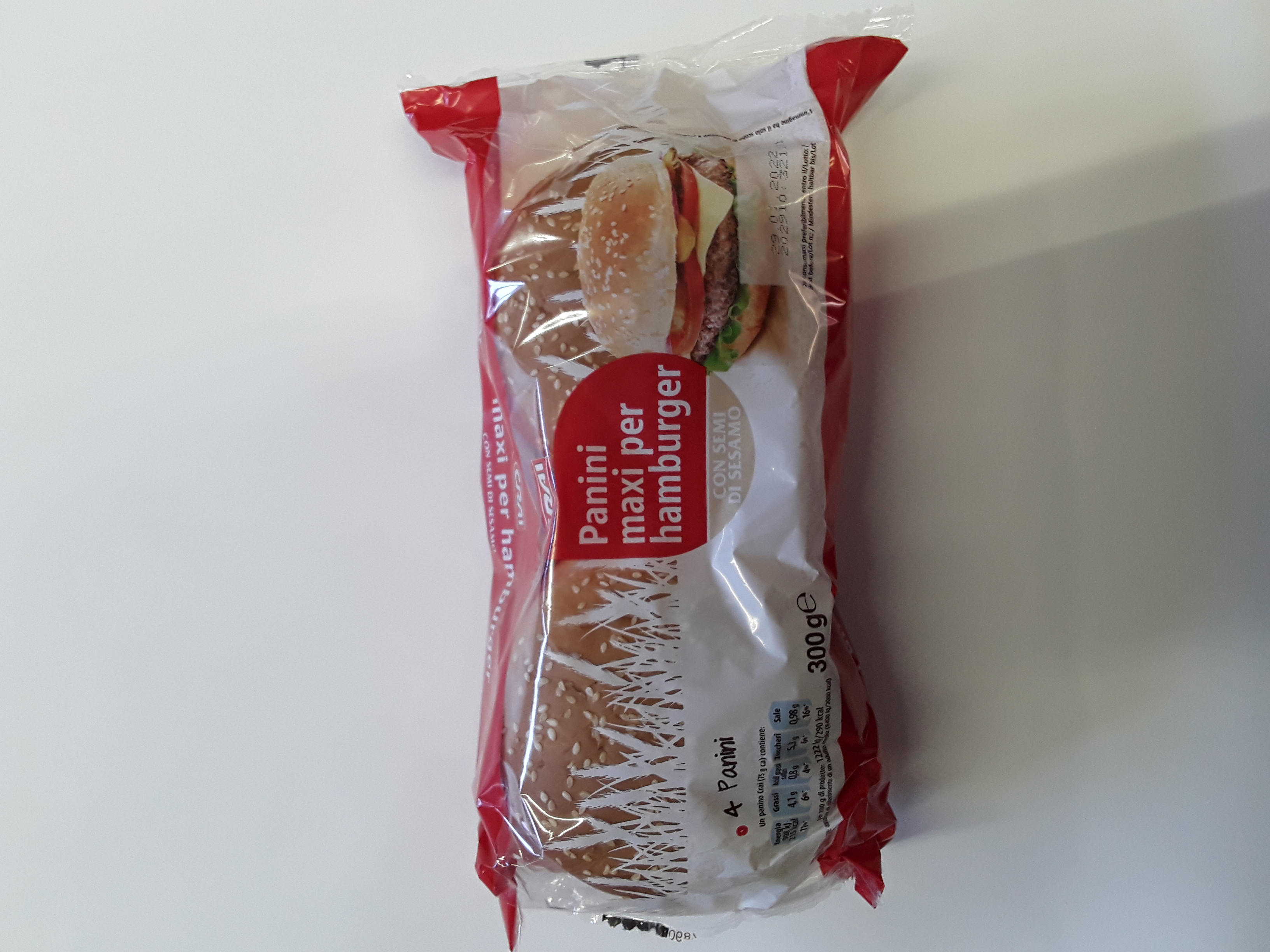 Crai Panini maxi per hamburger 300 g