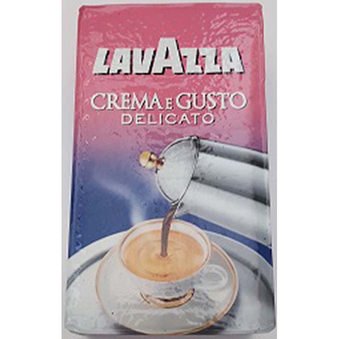 Lavazza Caffè Macinato Crema e Gusto Dolce Ideale per Moka 2x250g